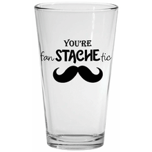 Culver Fan Stache Tic 16-Ounce Pint Glass