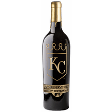 Kansas City Royals Gold Reserve Etched Wine