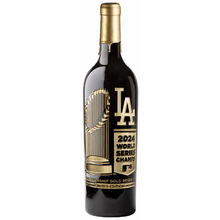 Los Angeles Dodgers Gold Reserve Etched Wine