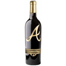Atlanta Braves Gold Reserve Etched Wine