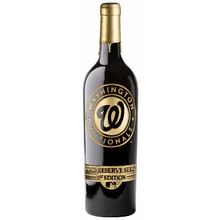 Washington Nationals Gold Reserve Etched Wine