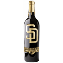 San Diego Padres Gold Reserve Etched Wine
