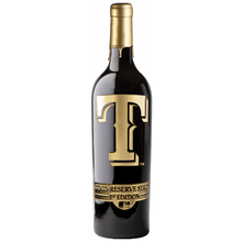 Texas Rangers Gold Reserve Etched Wine