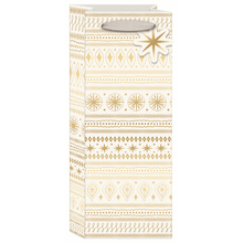 Single Bottle Gift Bag - Deco Stars
