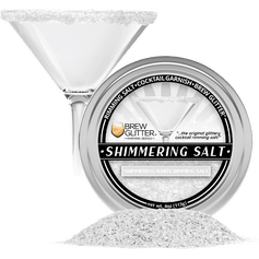 Brew Glitter White Rimming Salt