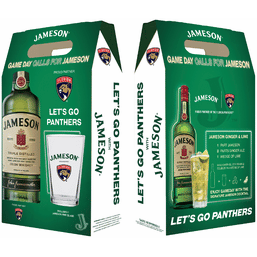 Jameson Irish Whiskey with Florida Panthers Glass