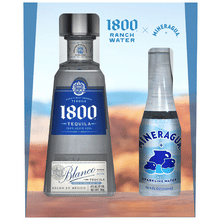 1800 Blanco Tequila with Mineragua