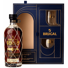 Brugal 1888 with Glassware