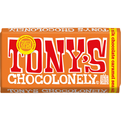 Tony's Milk Chocolate Caramel Sea Salt Bar