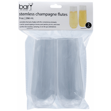 Stemless Champagne Flutes 2 pk - 9oz