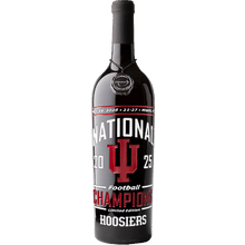 Indiana University 2025 National Champions Etched Cabernet Sauvignon
