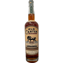 Old Carter Straight Rye Whiskey Batch LA-1