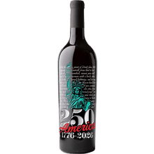 America 250th Lady Liberty Etched Cabernet Sauvignon