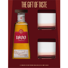 1800 Reposado Tequila with Two Rock Glasses