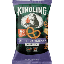 Kindling Snacks Pretzels Protein Garlic Parmesan