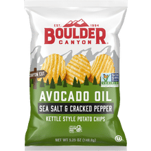 Boulder Canyon Potato Chips Avocado Oil Salt & Pepper