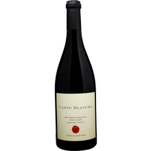 Carte Blanche Pinot Noir Sun Chase Vineyard Sonoma Coast