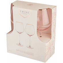 Rose Crystal Red Wine Set by Twine