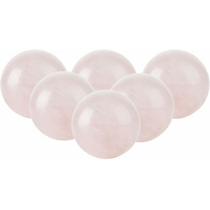 Rose Quartz Wine Gems Set of 6 by Twine