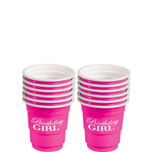 Birthday - Bday Girl Mini Cups Pink