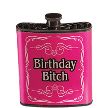 Birthday - Bday Bitch Black Flask