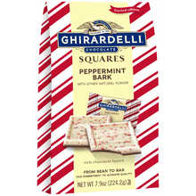 Ghirardelli Chocolate Peppermint Bark Squares