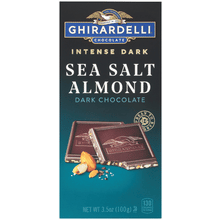 Ghirardelli Intense Dark Sea Salt Almond Choc Bar