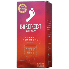 Barefoot On Tap Sunset Red Blend