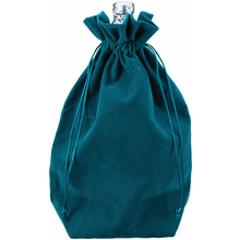 Premium Velvet Bottle Bag - Grapevine Green