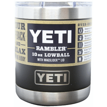 Yeti Rambler 10oz  Mag Slider Lowball Black