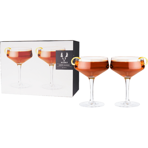 Viski - Crystal Coupe Glass 2pk