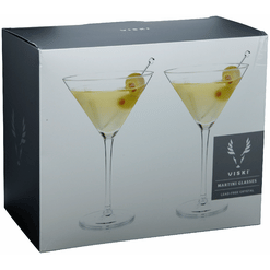 Viski - Crystal Martini Glasses 2pk