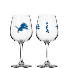 Detroit Lions 12oz Stemmed Wine Glass