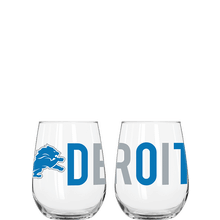 Detroit Lions - 16oz Stemless Wine Glass