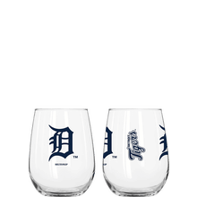 Detroit Tigers - 16oz Stemless Wine Glass