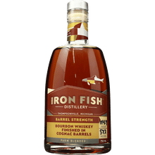 Iron Fish Barrel Strength Cognac Finish Bourbon Whiskey