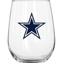 Dallas Cowboys - 16oz Stemless Wine Glass