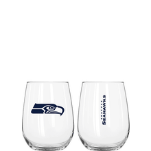 Seattle Seahawks - 16oz Stemless Wine Glass