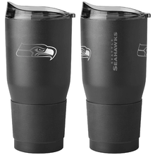 Seattle Seahawks - 30oz Etch Black Tumbler