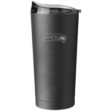Seattle Seahawks - 20oz Etch Black Tumbler