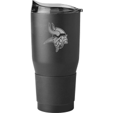 Minnesota Vikings - 30oz Etch Black Tumbler