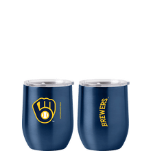 Milwaukee Brewers -  16oz Stainless Stmless Wine Glass