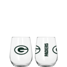 Logo GB Packers - 16oz Stemless Wine Glass
