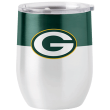 Logo GB Packers - 16oz Stainless Stemless Wine Glass
