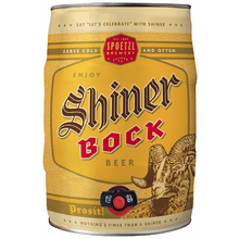 Shiner Bock Mini Keg