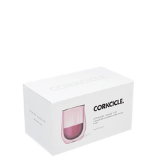 Corkcicle Glass Stemless 2pk - Blush