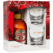 Chivas Regal 12 Year with Two Glasses Gift