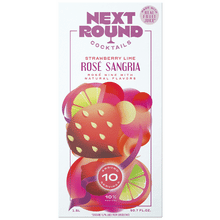 Next Round Cocktails Rose Wine Strawberry Lime Sangria