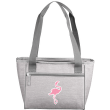 Flamingo Pattern 16 Can Cooler Tote