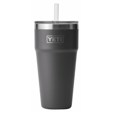 Yeti Rambler 26oz Straw Cup Charcoal